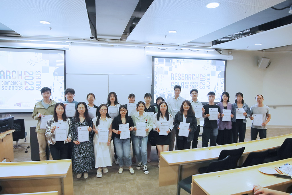 Winners of the Best Oral and Poster Presentation Awards.