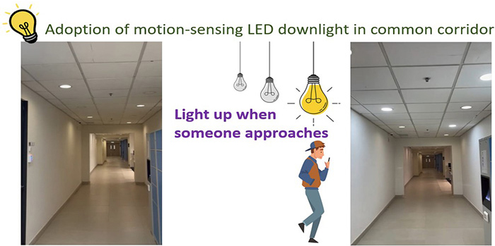 Sustainable lighting installed by CDO for energy saving
