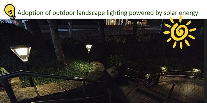 Sustainable lighting installed by CDO for energy saving