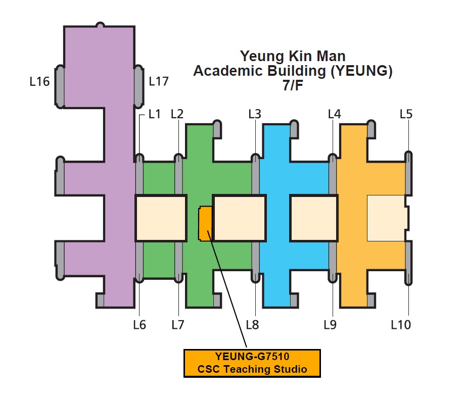 map of Academic 1 (AC1) - 7/F
