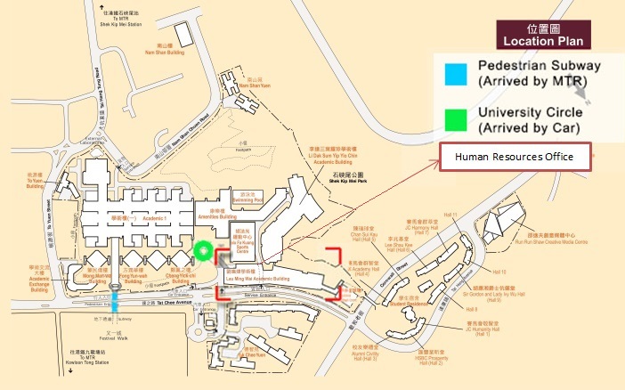 CityU HRO Map