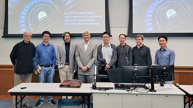 Professor Christian Wagner delivered an seminar titled “The Illusion of Knowledge: Para-doxes in Human Reasoning”