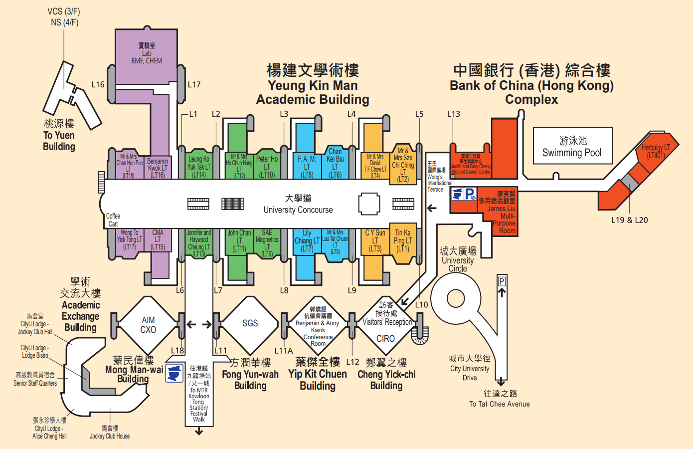 Campus Directory Map