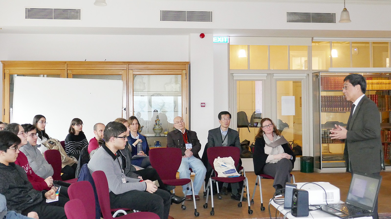 president delivered a speech