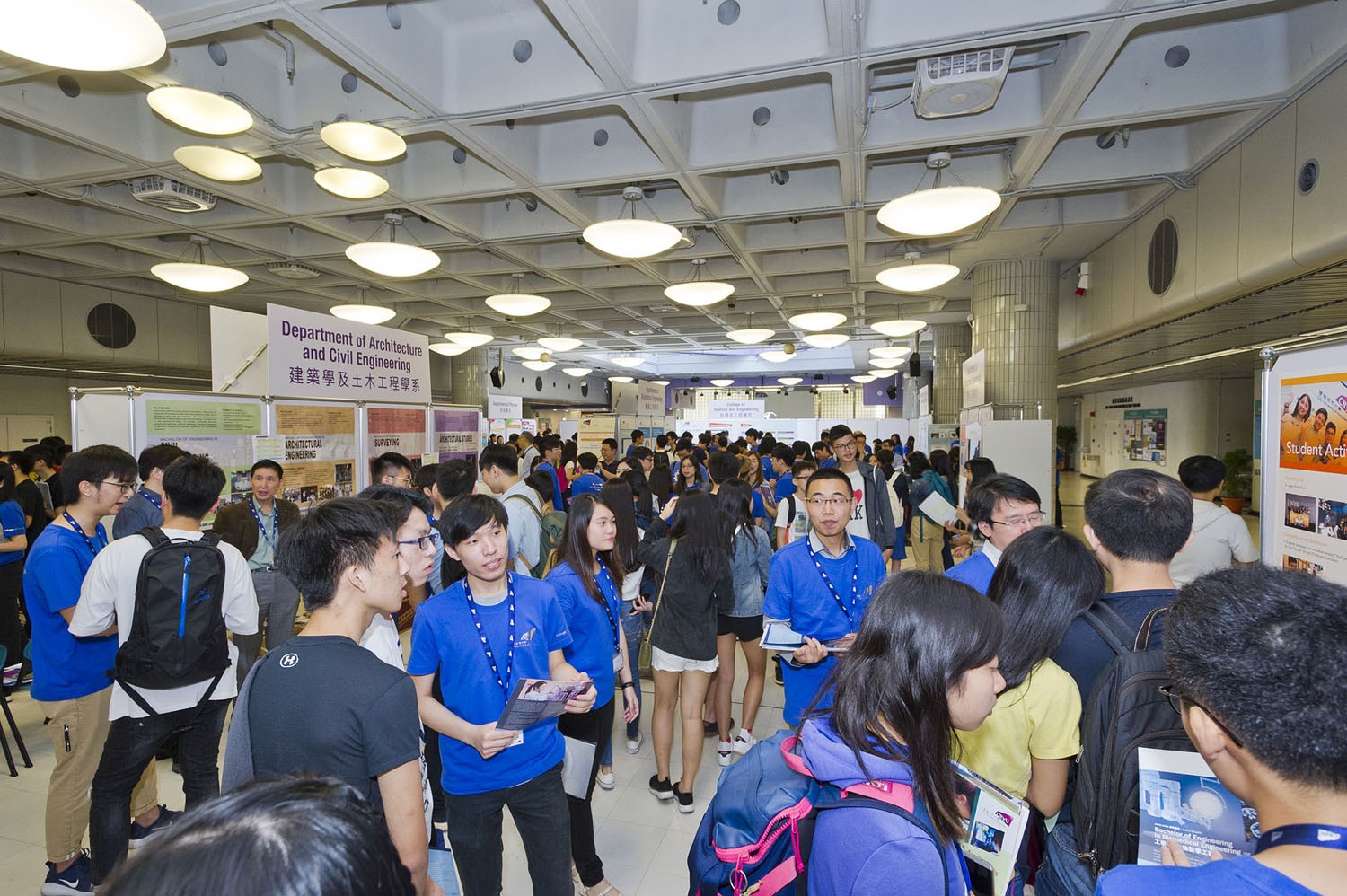 Students and their parents find out more about the latest academic offerings at CityU during Information Day.