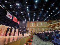 CityUHK holds flag-raising ceremony to celebrate the 27th anniversary of the establishment of the HKSAR