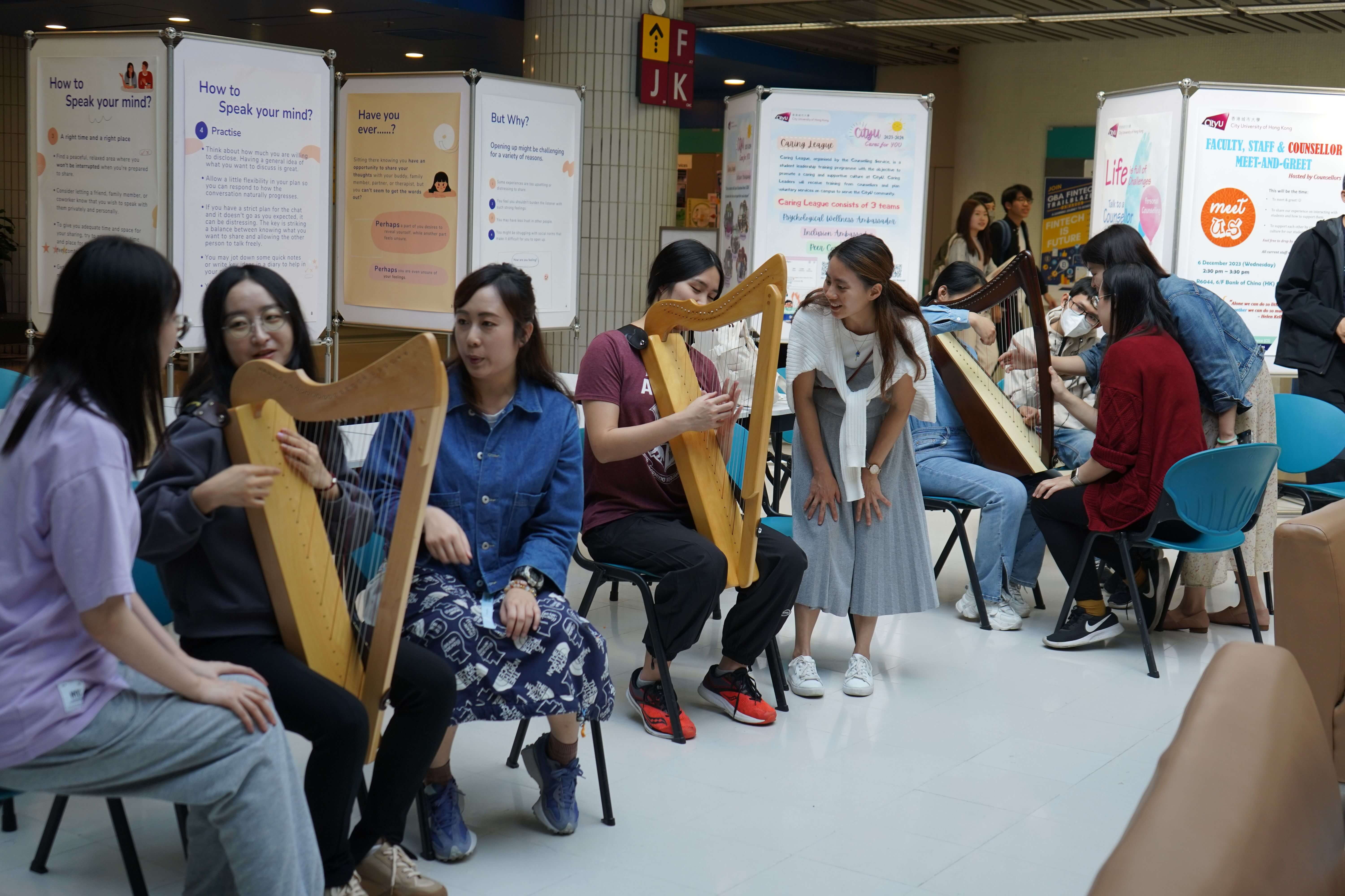 “CityU Cares for YOU 2023-2024 ” campaign was launched to provide care and support for students encountering academic challenges during this period of the academic year.